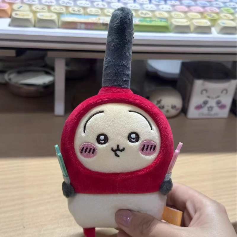 15cm Birthday Limited Chiikawa Lighter Usagi Plush Doll Keychain