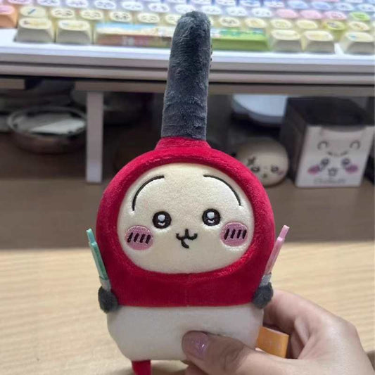 15cm Birthday Limited Chiikawa  Lighter Usagi Plush Doll Keychain