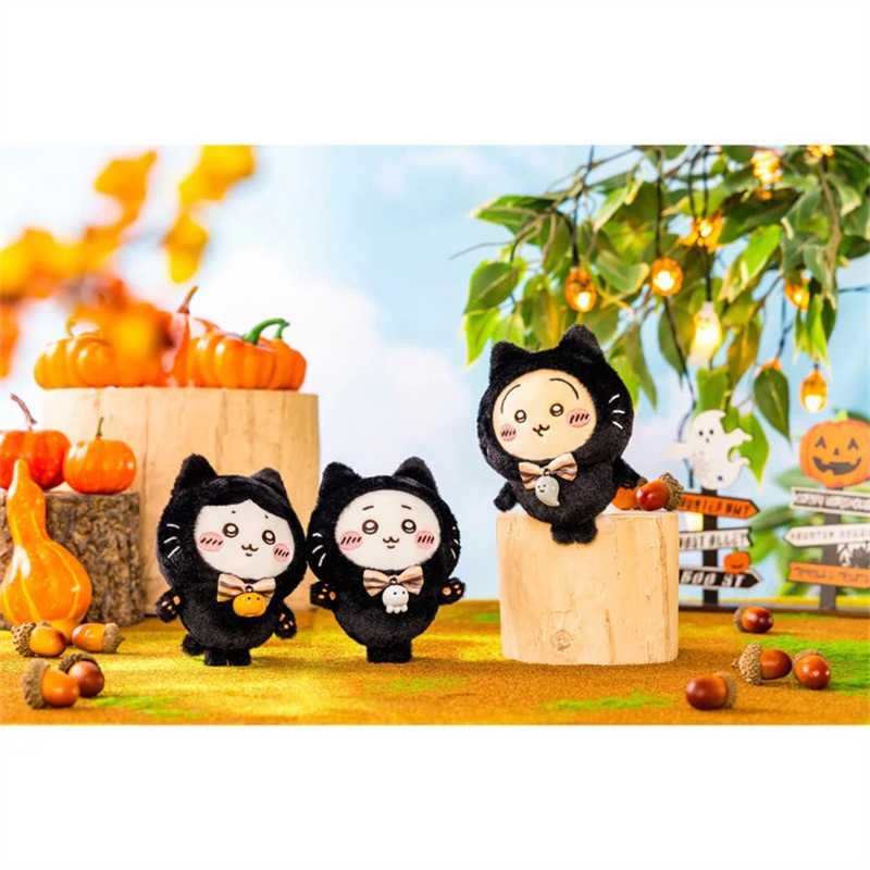 Chiikawa Halloween Black Cat Usagi Keychain – Cute Bag Charm Pendant