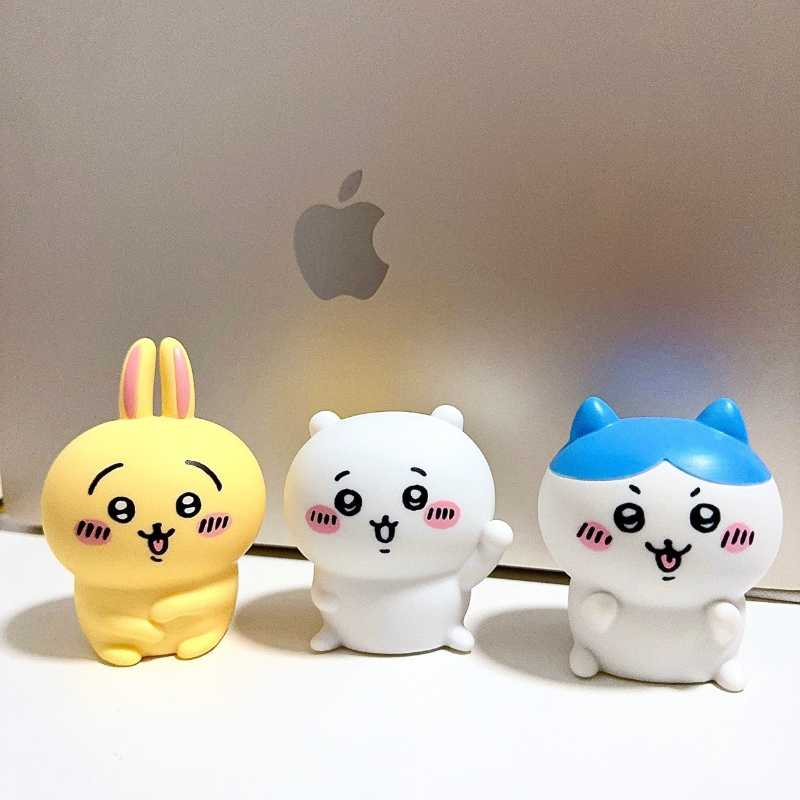 Cute Bunny Jiikawa Night Light Figurine – Soft Vinyl Desktop Toy Decor