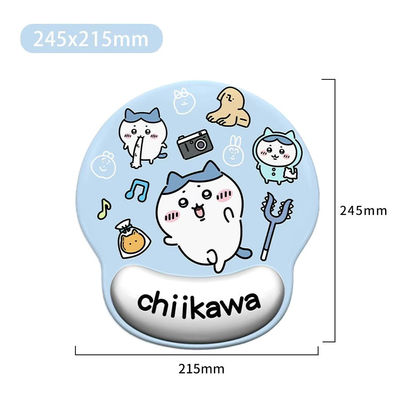 Adorable Cartoon Wrist Rest Mouse Pad - Cute Kawaii Design for Women, Ideal for Keyboard Tray & Mouse Pad