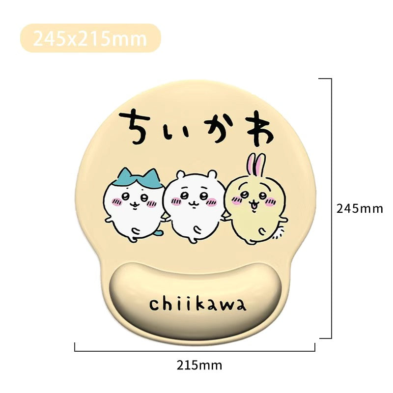 Adorable Cartoon Wrist Rest Mouse Pad - Cute Kawaii Design for Women, Ideal for Keyboard Tray & Mouse Pad