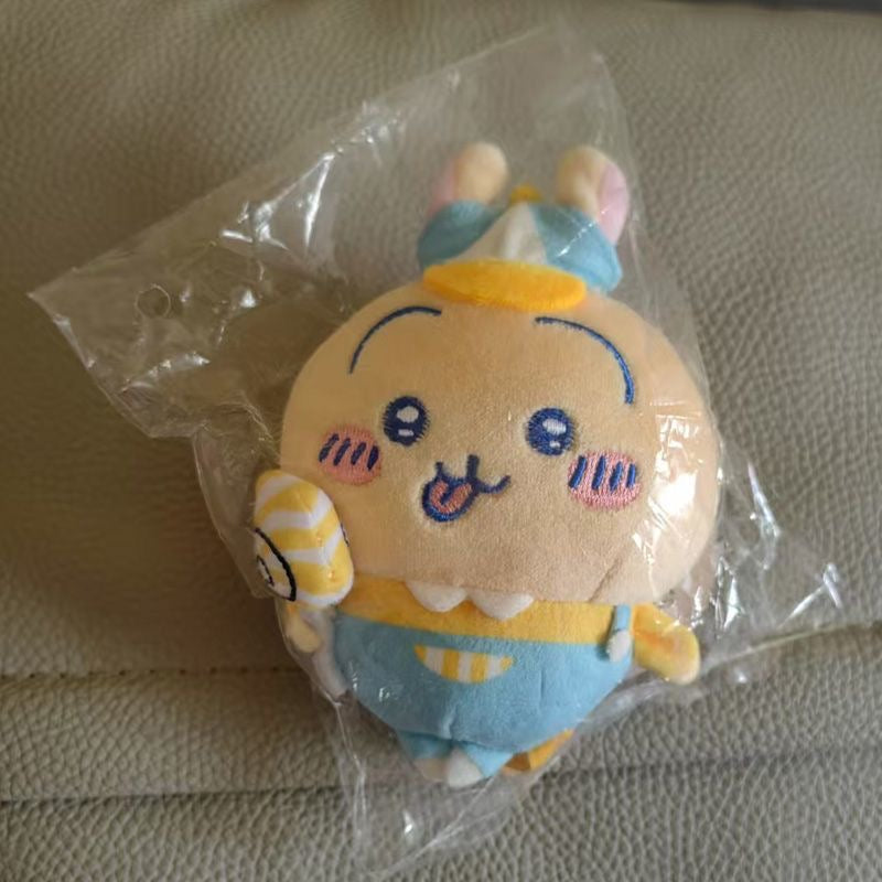 Amusement Park Series Chiikawa Usagi Momonga Plush Keychain Gift