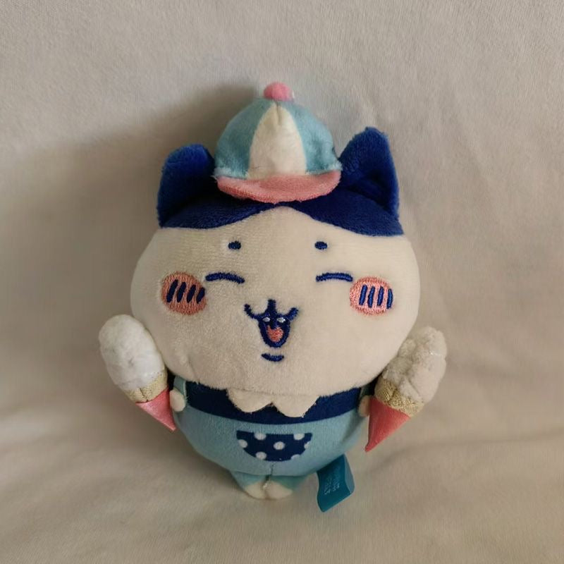 Amusement Park Series Chiikawa Usagi Momonga Plush Keychain Gift