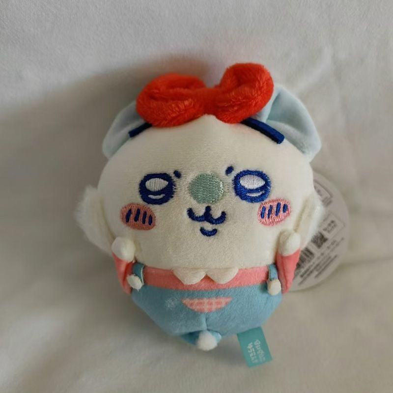 Amusement Park Series Chiikawa Usagi Momonga Plush Keychain Gift