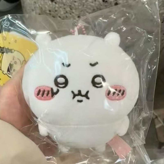 Angry Chiikawa Usagi Hachiware Rakko Momonga Cute Keychain Doll