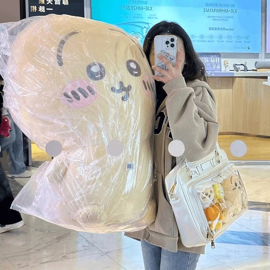 Chiikawa 80cm Large Plush Toy – Hachiware & Usagi Soft Cushion Pillow
