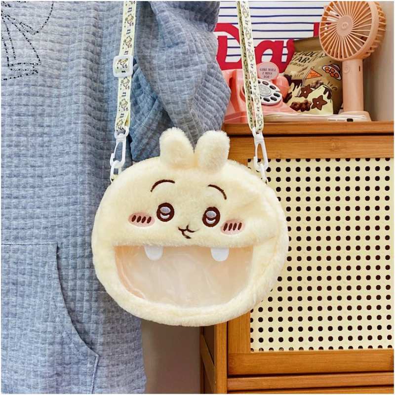 20cm Chiikawa Hachiware Usagi Fuzzy Ita Bag Crossbody