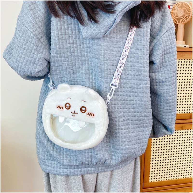 20cm Chiikawa Hachiware Usagi Fuzzy Ita Bag Crossbody
