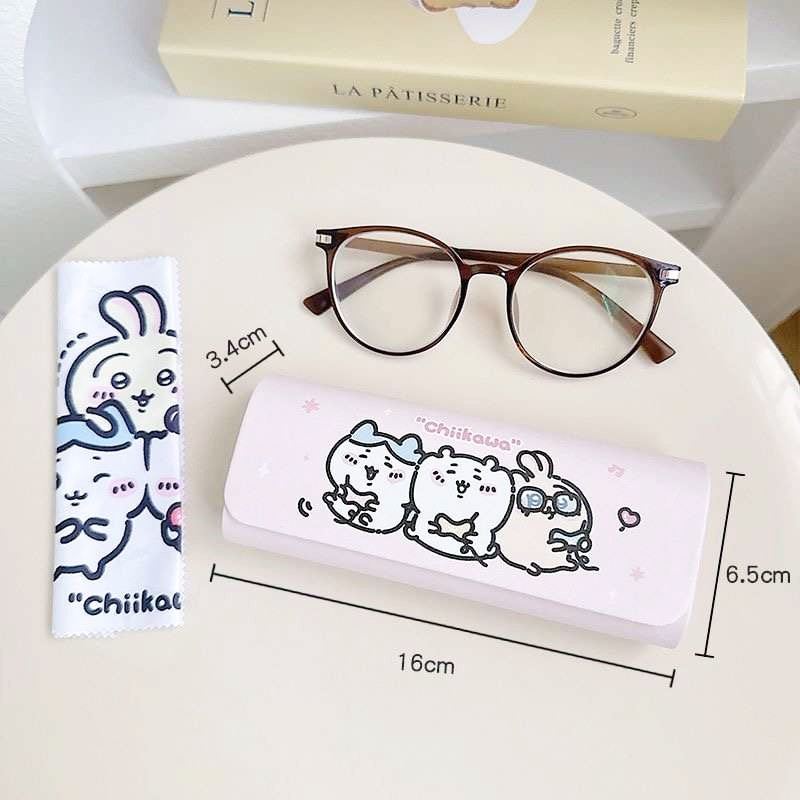 Chiikawa Hachiware Usagi Magnetic Eyeglasses Case (Gift Free eyeglass cleaning cloth)