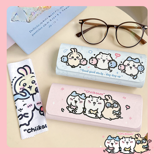 Chiikawa Hachiware Usagi Magnetic Eyeglasses Case (Gift Free eyeglass cleaning cloth)