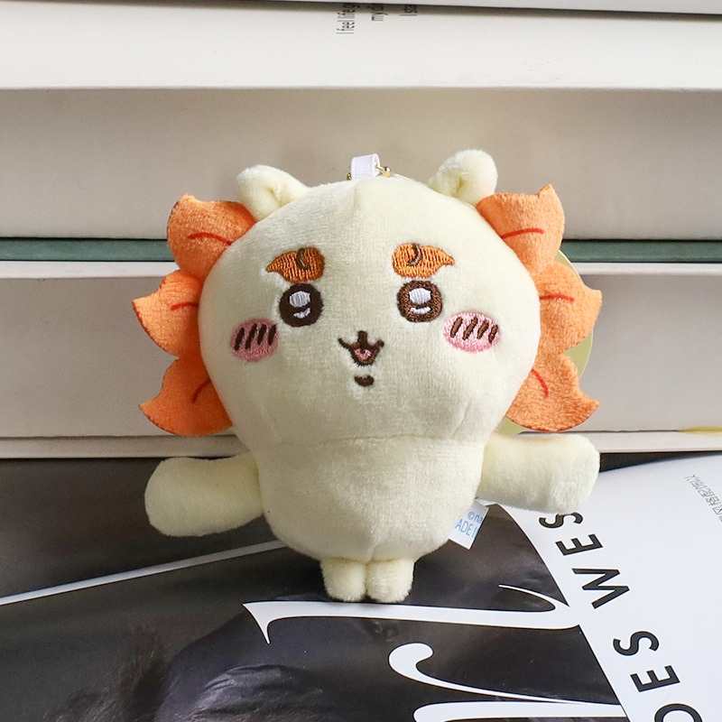 Juego de llaveros de felpa magnéticos de mano en mano de Chiikawa: Usagi, Hachiware, Chiikawa, Momonga, Shisa, Rakko