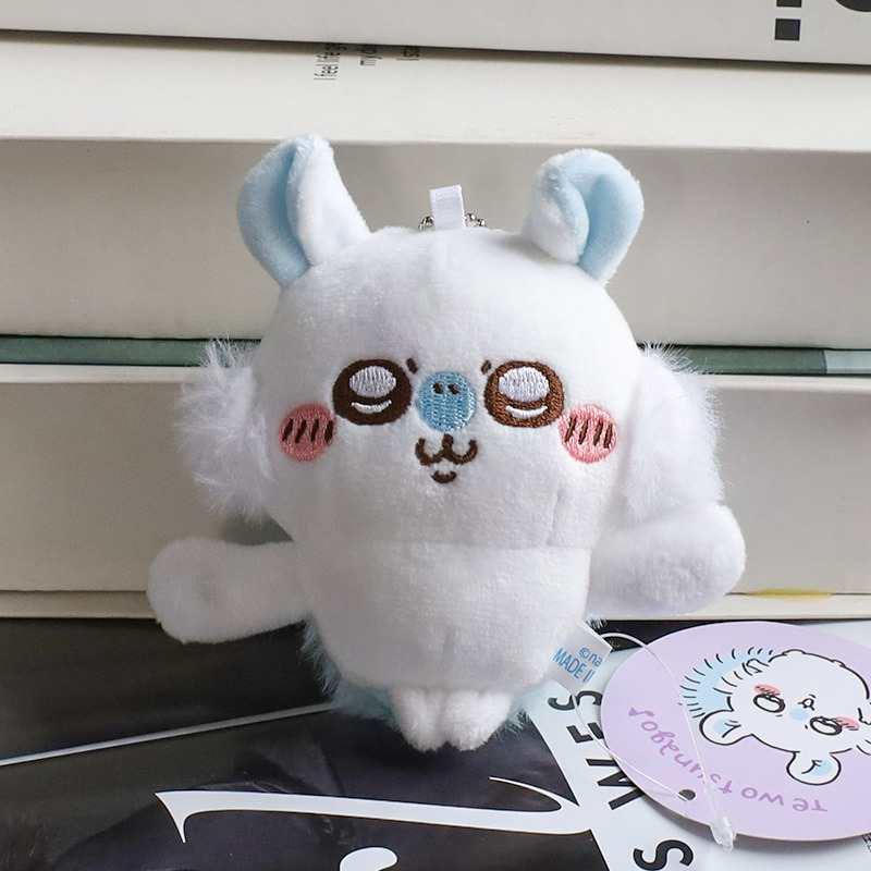 Juego de llaveros de felpa magnéticos de mano en mano de Chiikawa: Usagi, Hachiware, Chiikawa, Momonga, Shisa, Rakko