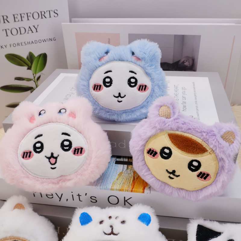 Chiikawa Squeaky Plush Keychain - Cute Stuffed Plushie Bag Keychain