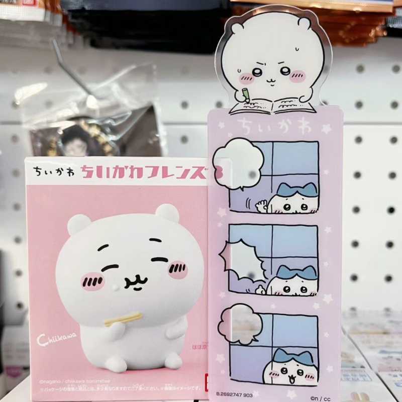 Set de marcapáginas estilo Chiikawa: adorables marcapáginas decorativos con fotos de Hachiware y Usagi