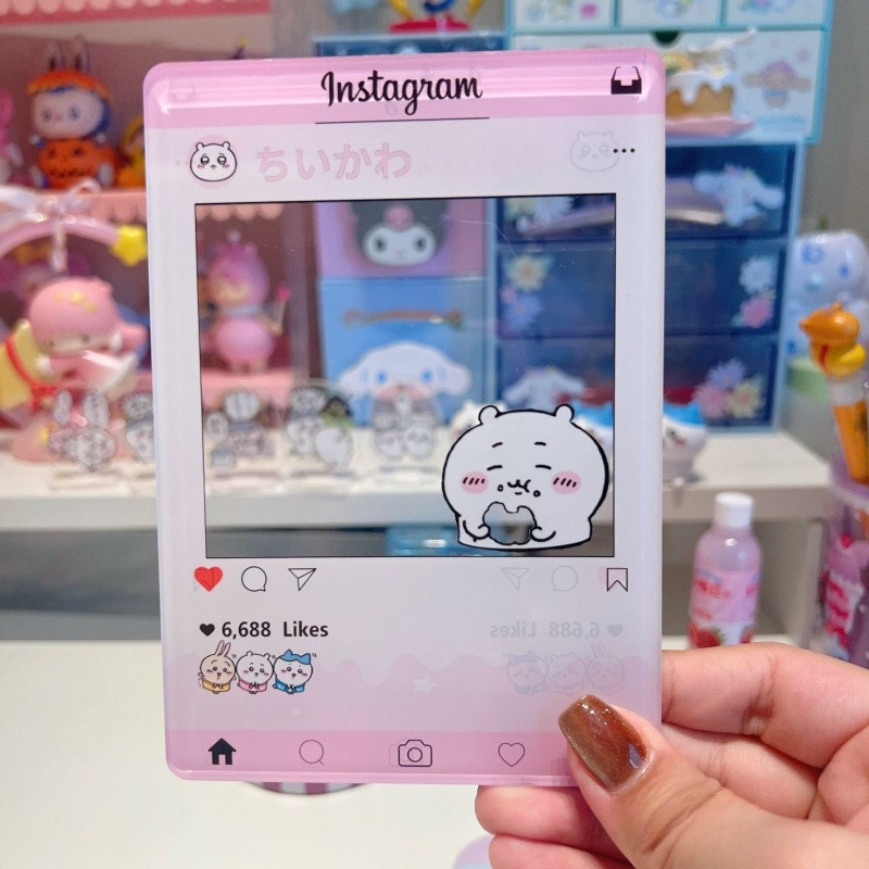 Chiikawa Acrylic Mukbang Card - INS High-Quality Photo Prop & Decoration