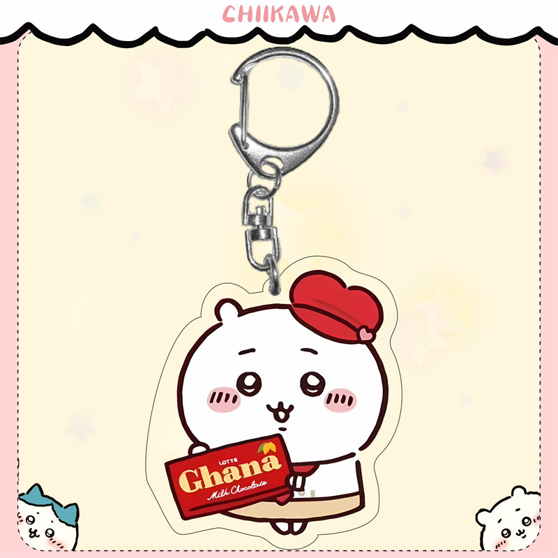 Chiikawa Usagi Hachiware Acrylic Double-Sided Keychain