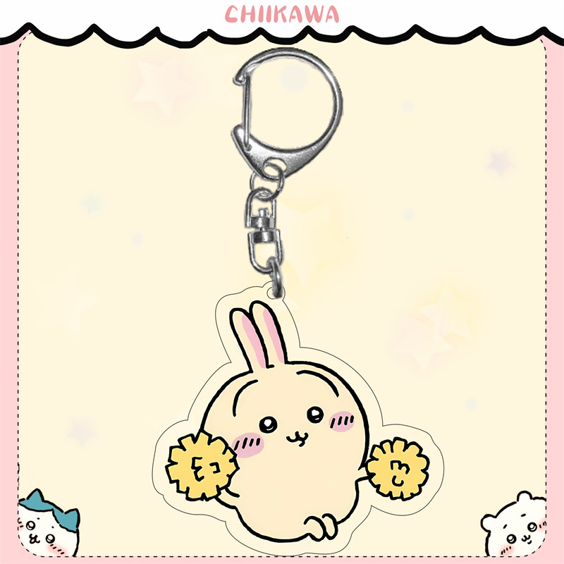 Chiikawa Usagi Hachiware Acrylic Double-Sided Keychain