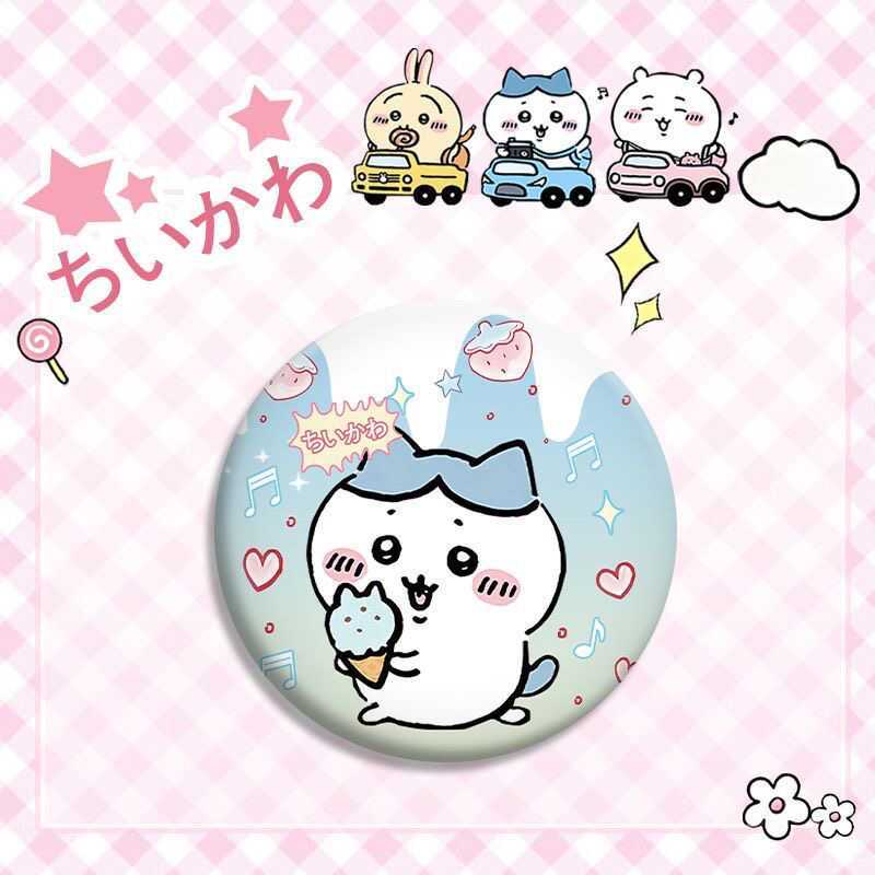 Chiikawa Usagi Hachiware Double Flash Badge