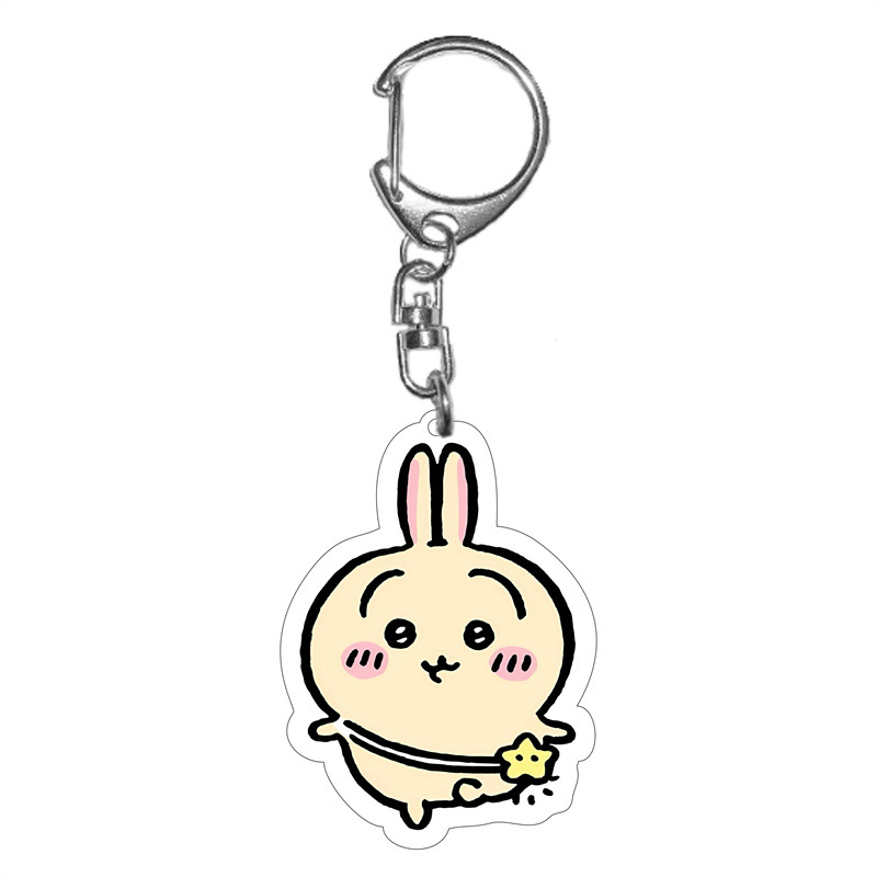 Chiikawa Usagi Hachiware Acrylic Double-Sided Keychain