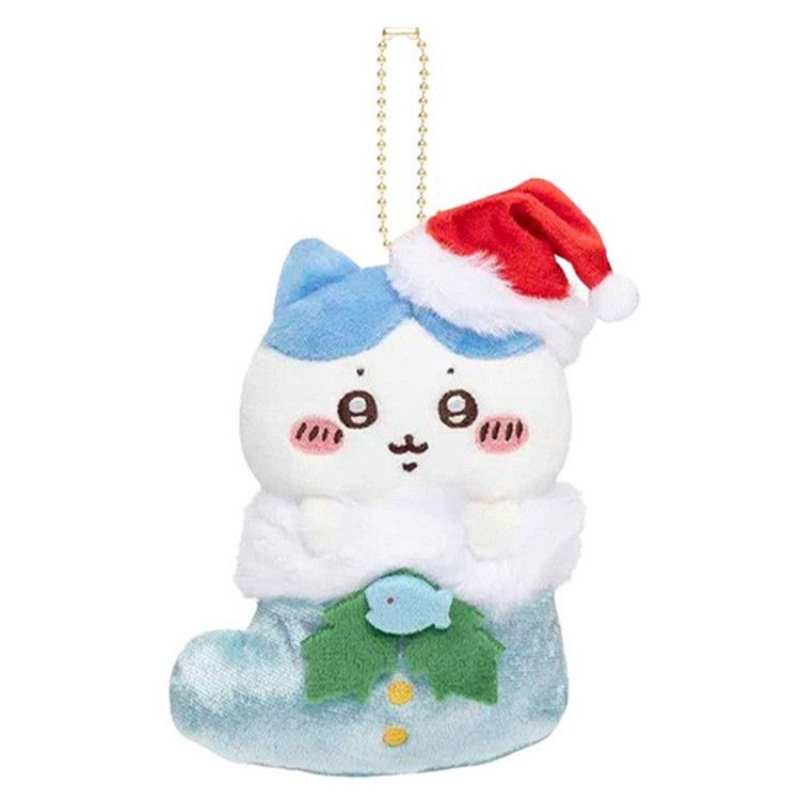 Cute Chiikawa Christmas Stocking Series Plush Keychain