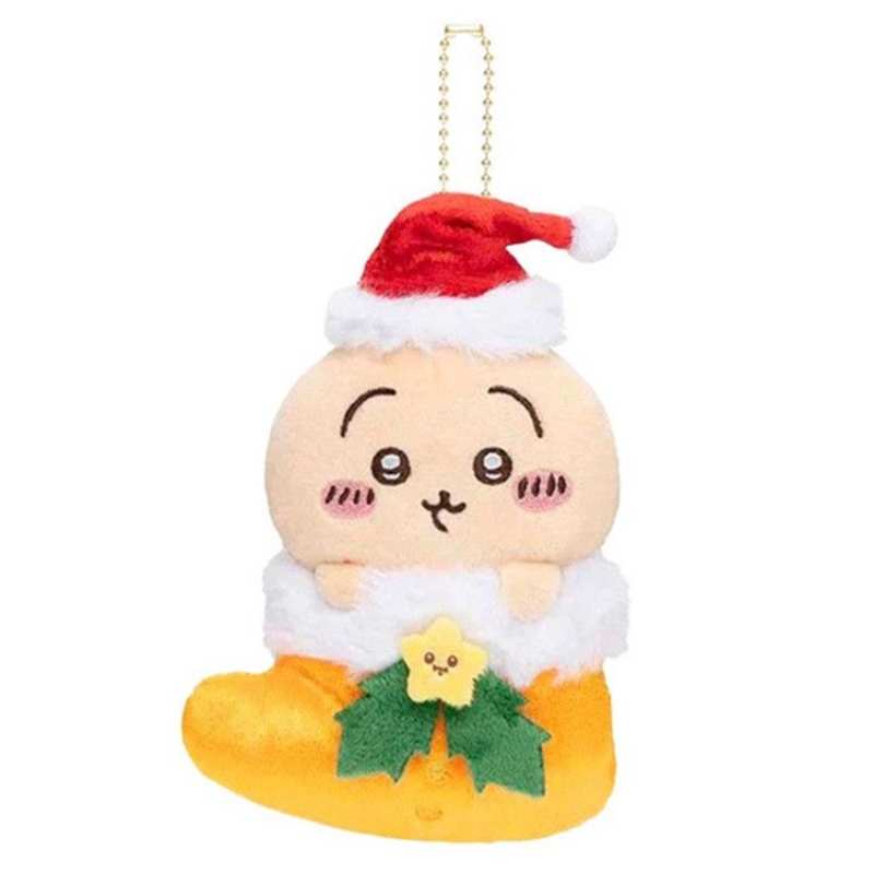 Cute Chiikawa Christmas Stocking Series Plush Keychain