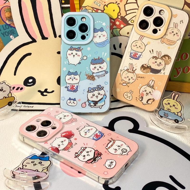 Cute Chiikawa Hachiware Usagi iPhone Case - Adorable & Protective