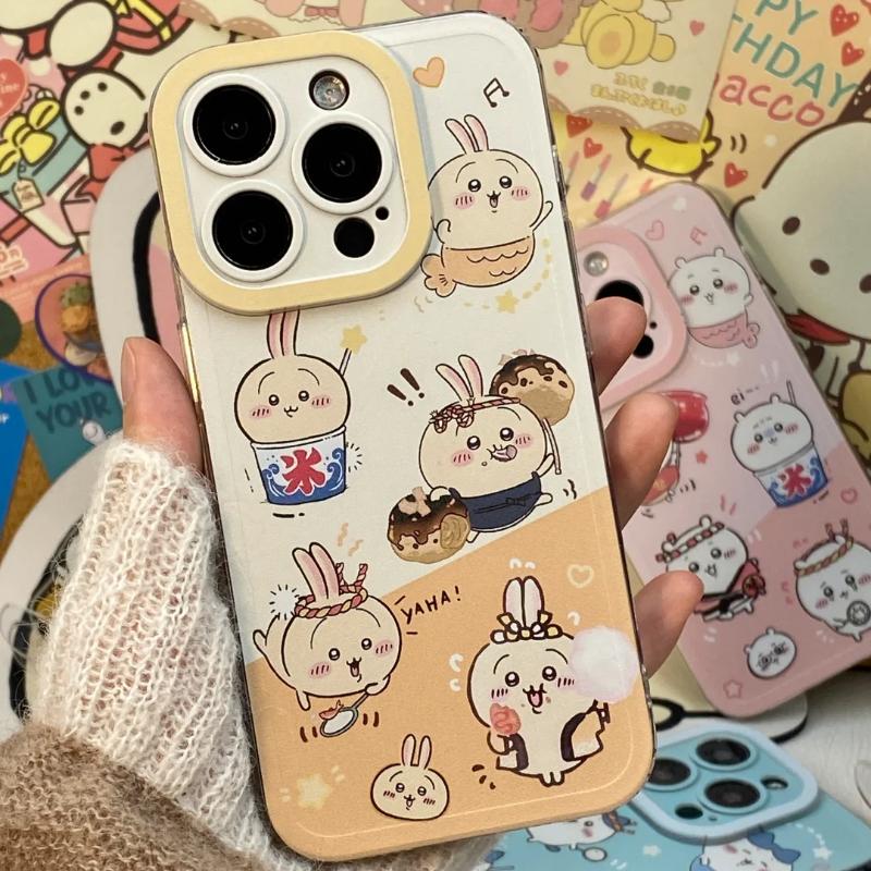 Cute Chiikawa Hachiware Usagi iPhone Case - Adorable & Protective