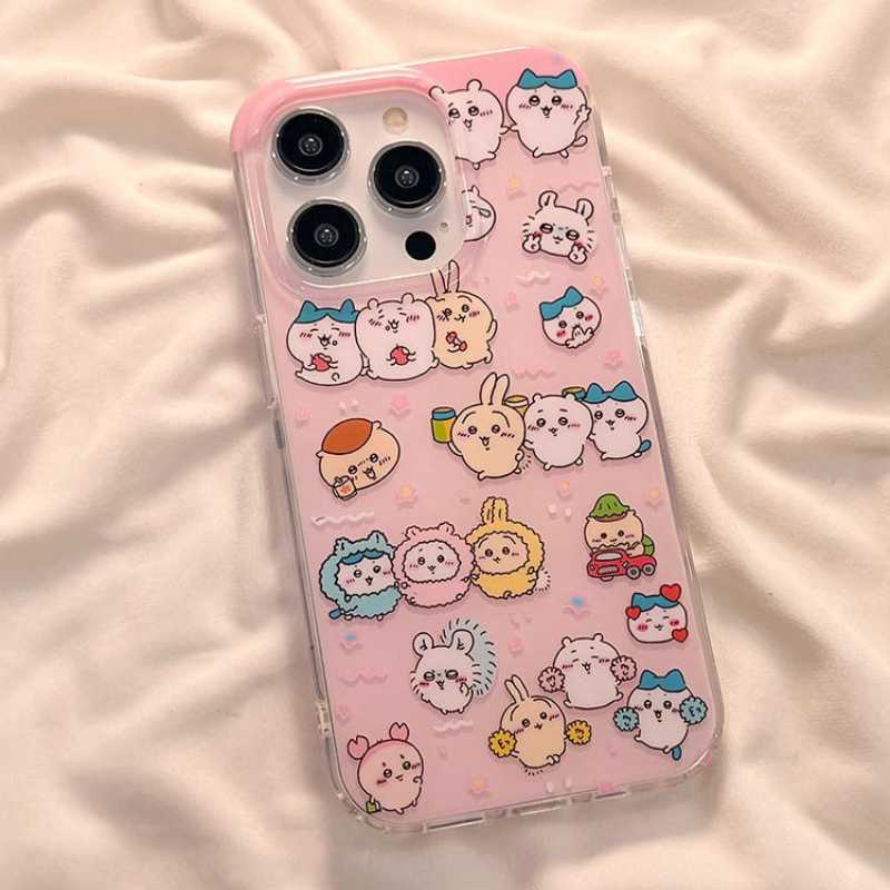 Cute Chiikawa Usagi Hachiware Iphone  Case for iPhone 15,15Pro,14, 13, 12, 11