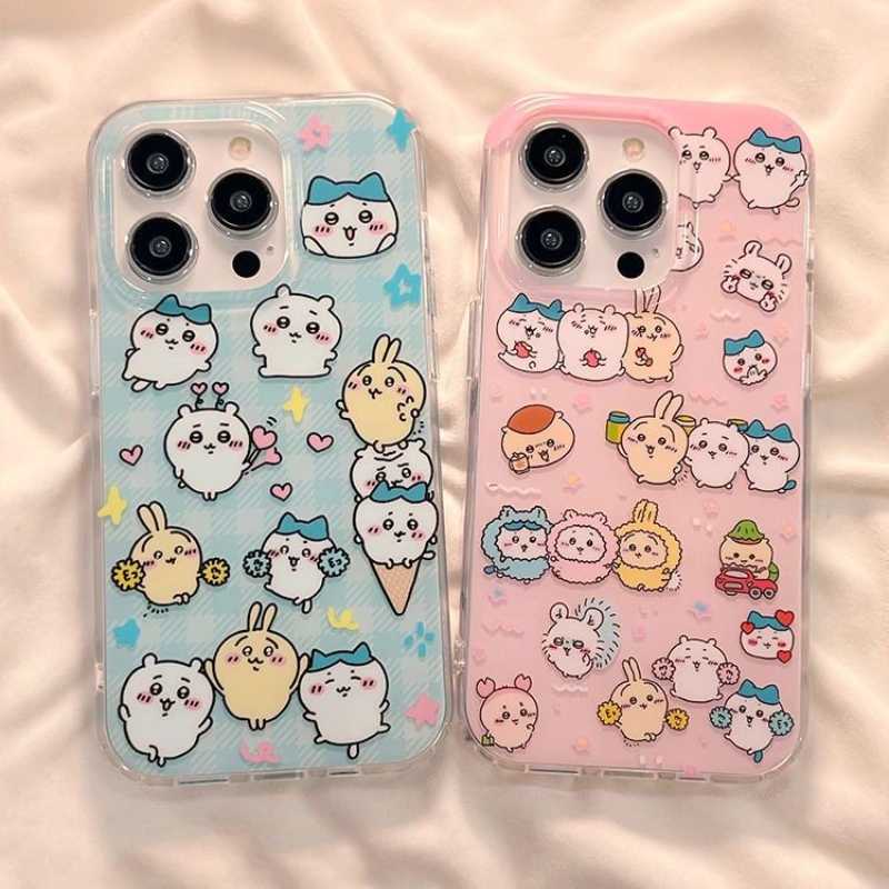 Cute Chiikawa Usagi Hachiware Iphone  Case for iPhone 15,15Pro,14, 13, 12, 11