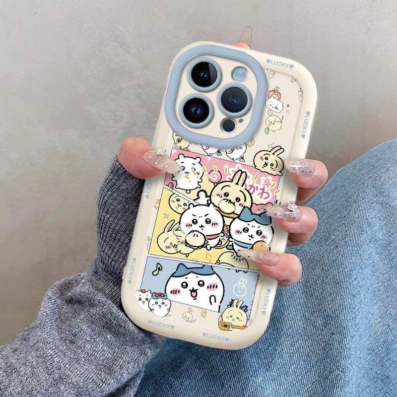 Cute Chiikawa Usagi Hachiware Iphone  Case for iPhone 16,15,15Pro,14, 13, 12, 11