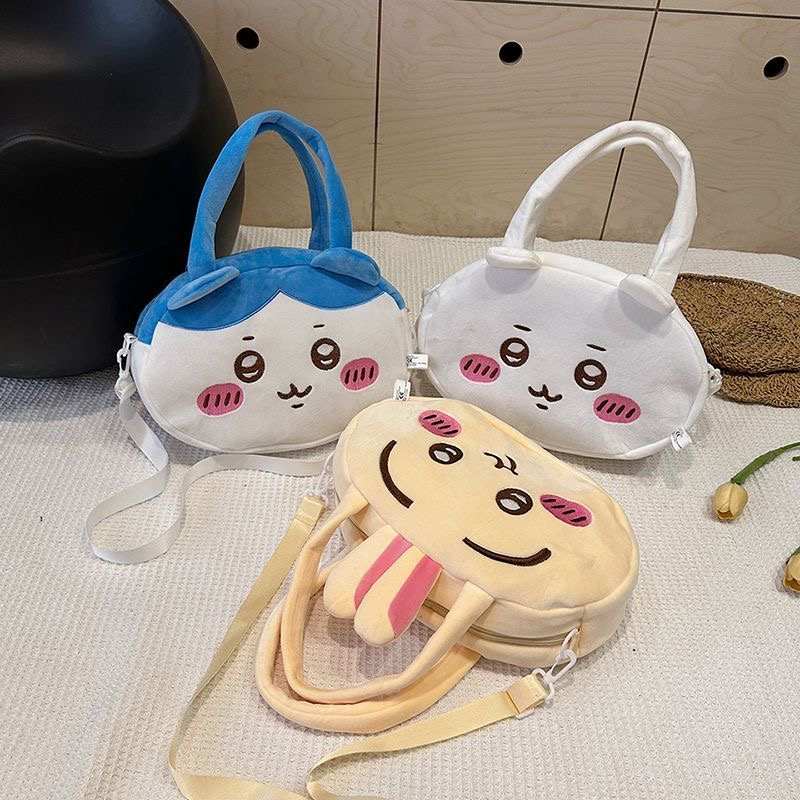 Cute Chiikawa Usagi Hachiware Plush Handbag Shoulder Bag