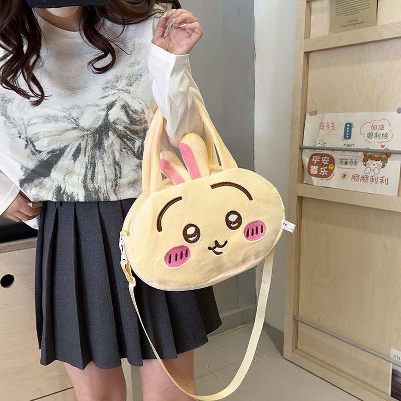 Cute Chiikawa Usagi Hachiware Plush Handbag Shoulder Bag