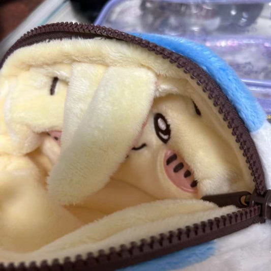 Cute Double-Sided Hachiware & Usagi Small Coin Purse | Kawaii Animal Pouch