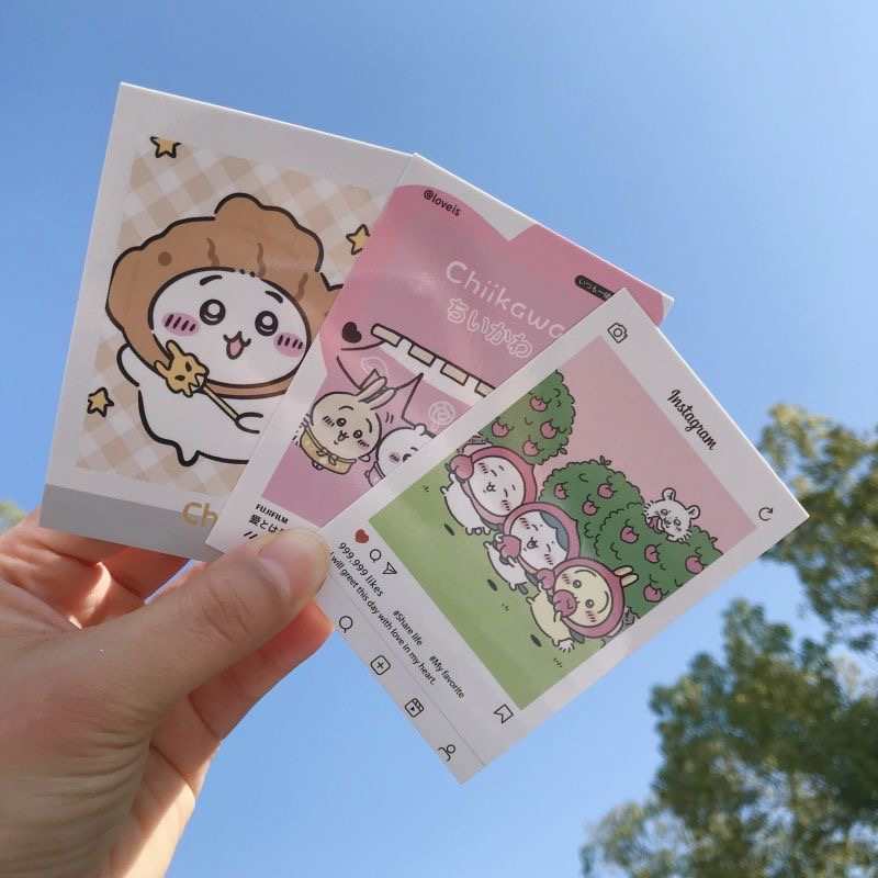 Chiikawa Polaroid-Style Photo Cards – Cute Collectible Prints