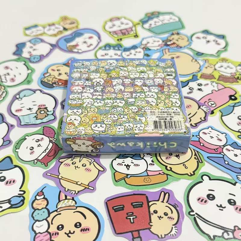 100pack Cute Chiikawa Waterproof Stickers