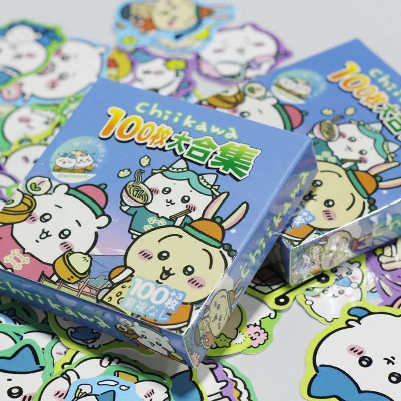 100pack Cute Chiikawa Waterproof Stickers