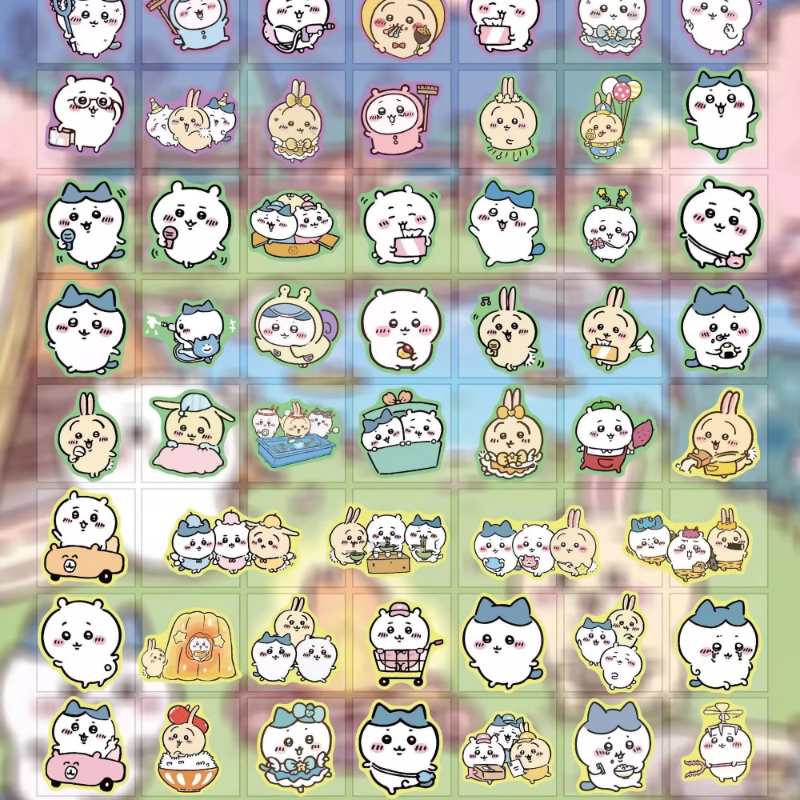 100pack Cute Chiikawa Waterproof Stickers