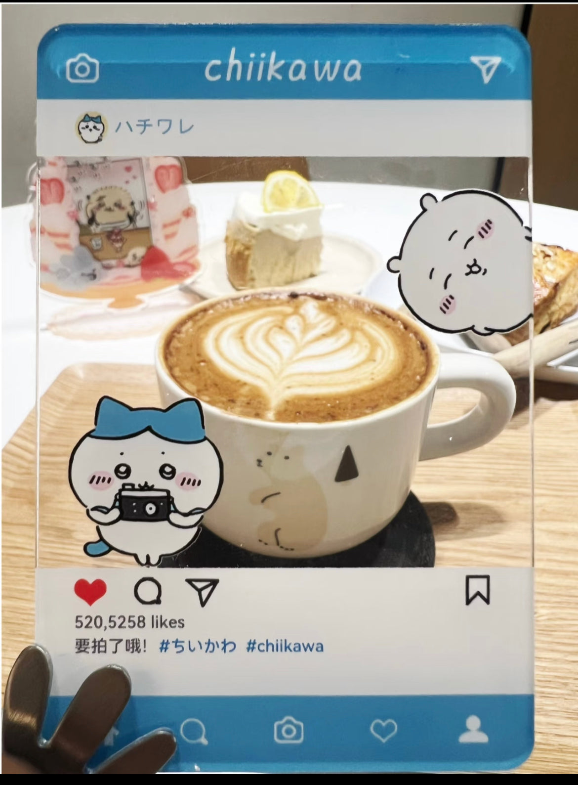 Chiikawa Mukbang Card- Curry Spicy Chiikawa/Hachiware/Momonga/Shisa