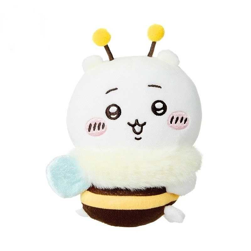 MINISO Official | Chiikawa Sakura Season Plush Clips | Hachiware & Usagi Bee Design