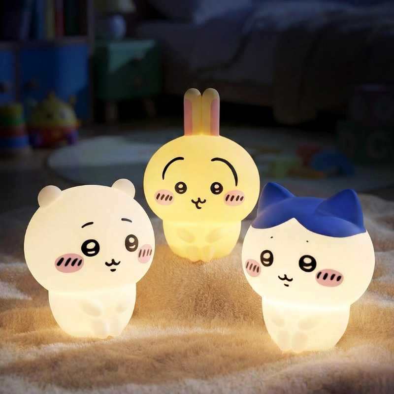 Chiikawa Tap Light Figure – Cute Usagi, Hachiware & Chiikawa LED Night Light Collectible