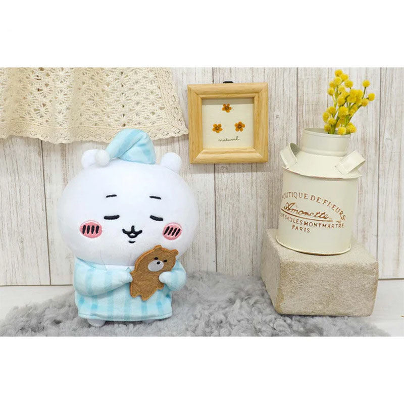 ちいかわうさぎ&ハチワレ かわいいパジャマシリーズ ぬいぐるみキーチェーン