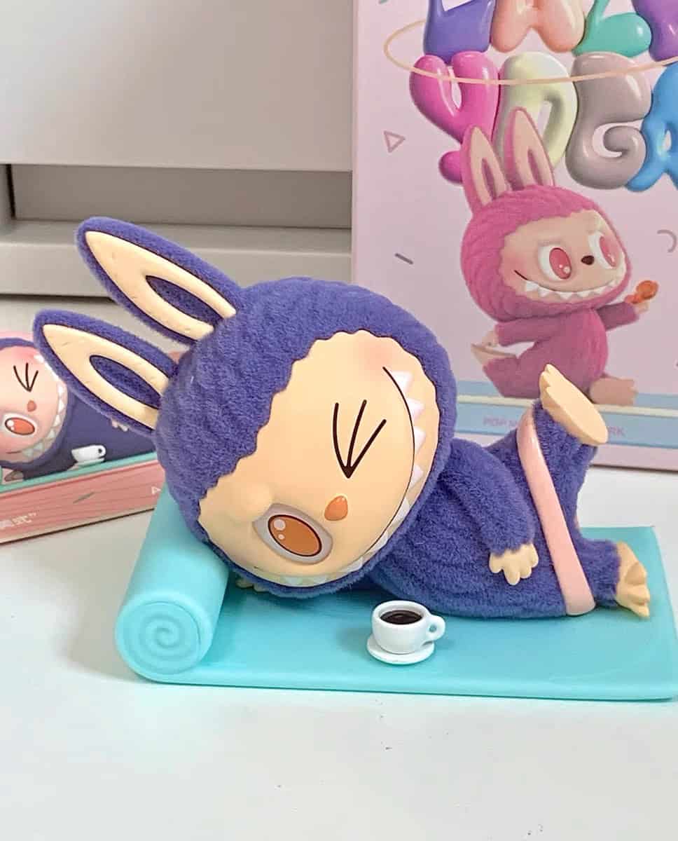 POPMART THE MONSTERS LABUBU Lazy Yoga Series Blind Box Figure