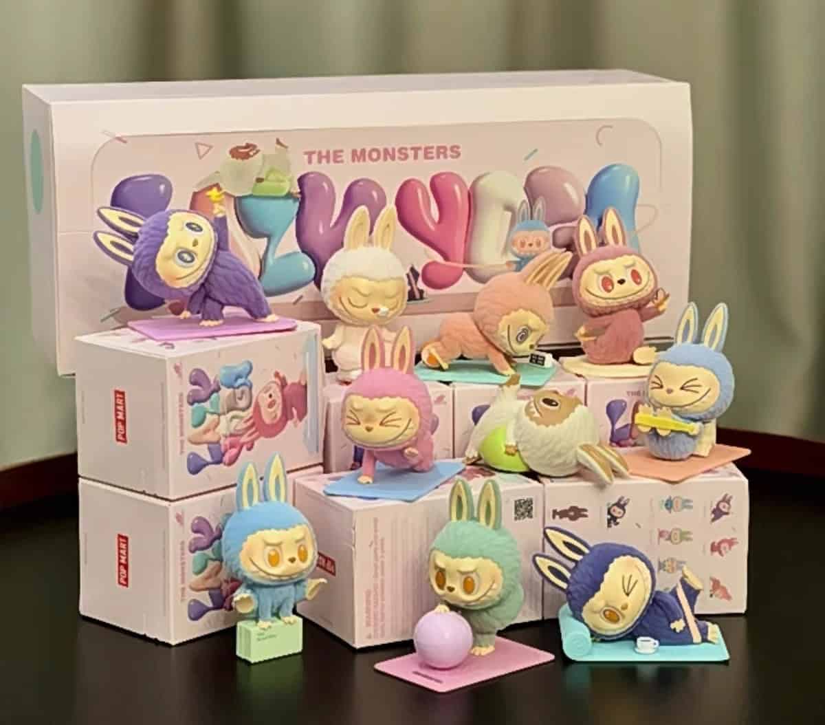 POPMART THE MONSTERS LABUBU Lazy Yoga Series Blind Box Figure