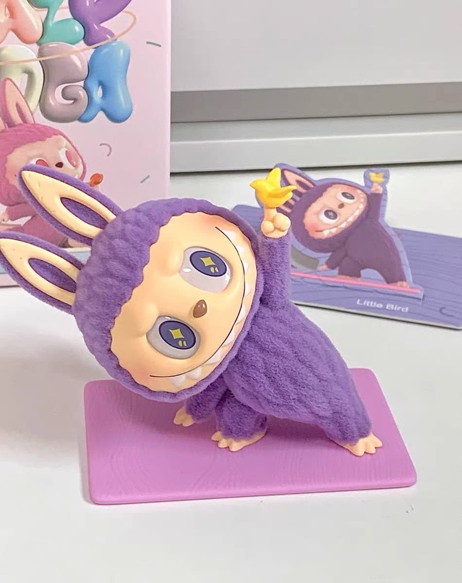 POPMART THE MONSTERS LABUBU Lazy Yoga Series Blind Box Figure