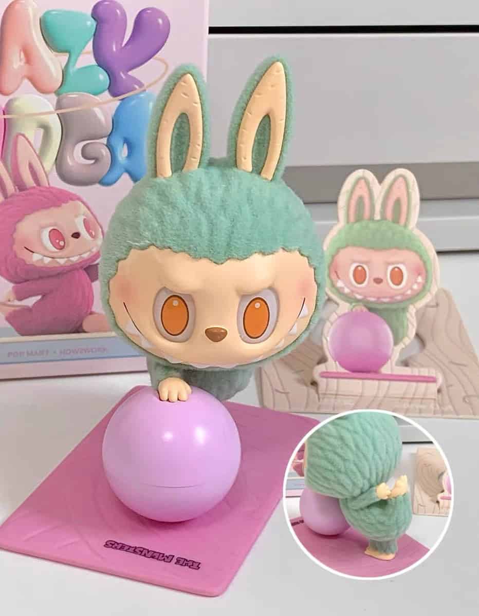 POPMART THE MONSTERS LABUBU Lazy Yoga Series Blind Box Figure