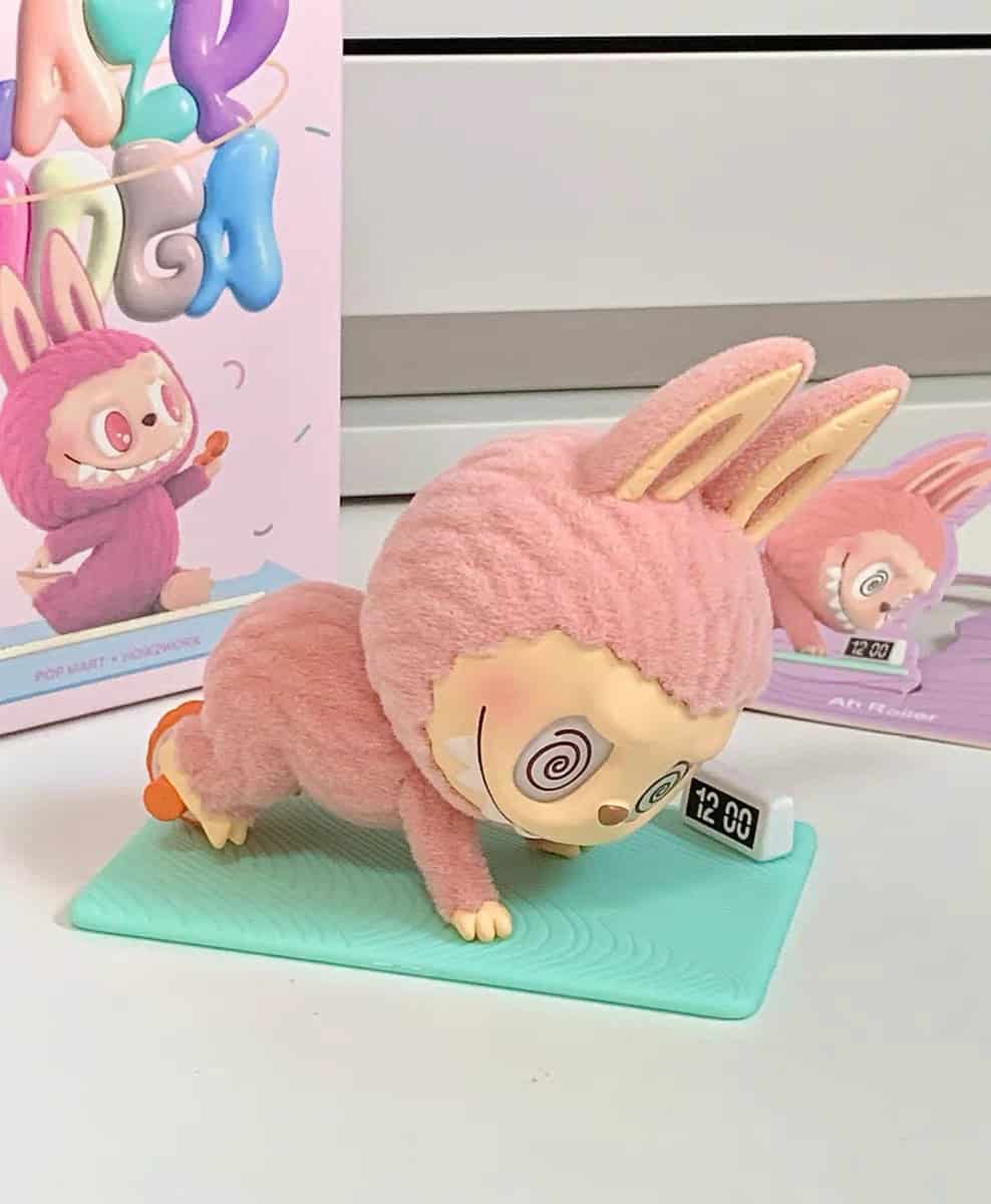 POPMART THE MONSTERS LABUBU Lazy Yoga Series Blind Box Figure