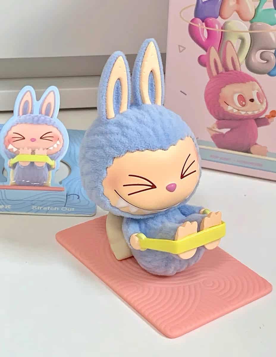 POPMART THE MONSTERS LABUBU Lazy Yoga Series Blind Box Figure