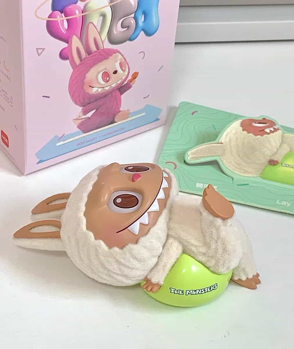 POPMART THE MONSTERS LABUBU Lazy Yoga Series Blind Box Figure