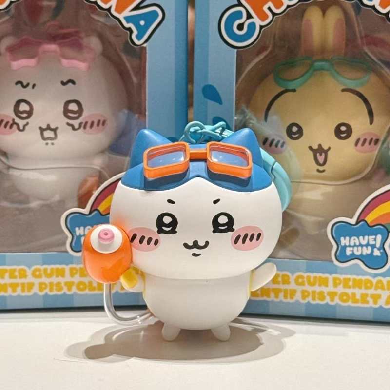 MINISO OFFICIAL| Chiikawa Usagi Momonga Hachiware Water Gun Keychain Pendant